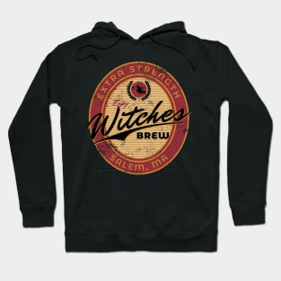 Vintage Witches Brew Beer Wine Funny Halloween Drinking T-Shirt Hoodie